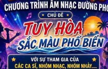 Đắk Lắk tổ chức đêm khai mạc âm nhạc đường phố với chủ đề “Tuy Hòa - Sắc màu phố biển”