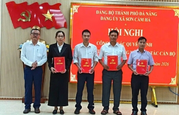 Đà Nẵng: Xã Sơn Cẩm Hà kiện toàn tổ chức Đảng trực thuộc
