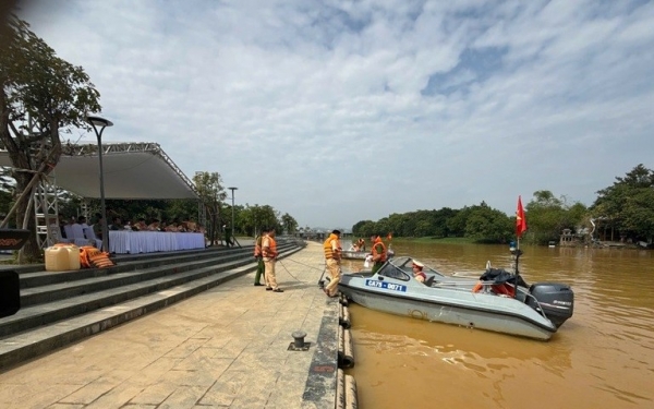 Công an Tp Huế tăng cường kỹ năng cứu nạn, cứu hộ, bảo vệ an toàn người dân