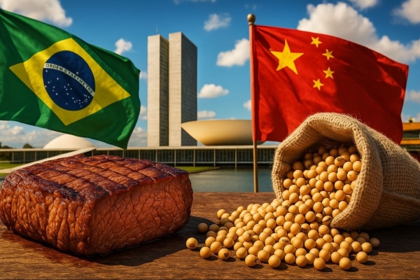 Trung Quốc áp thuế bổ sung 55% với thịt bò Brazil