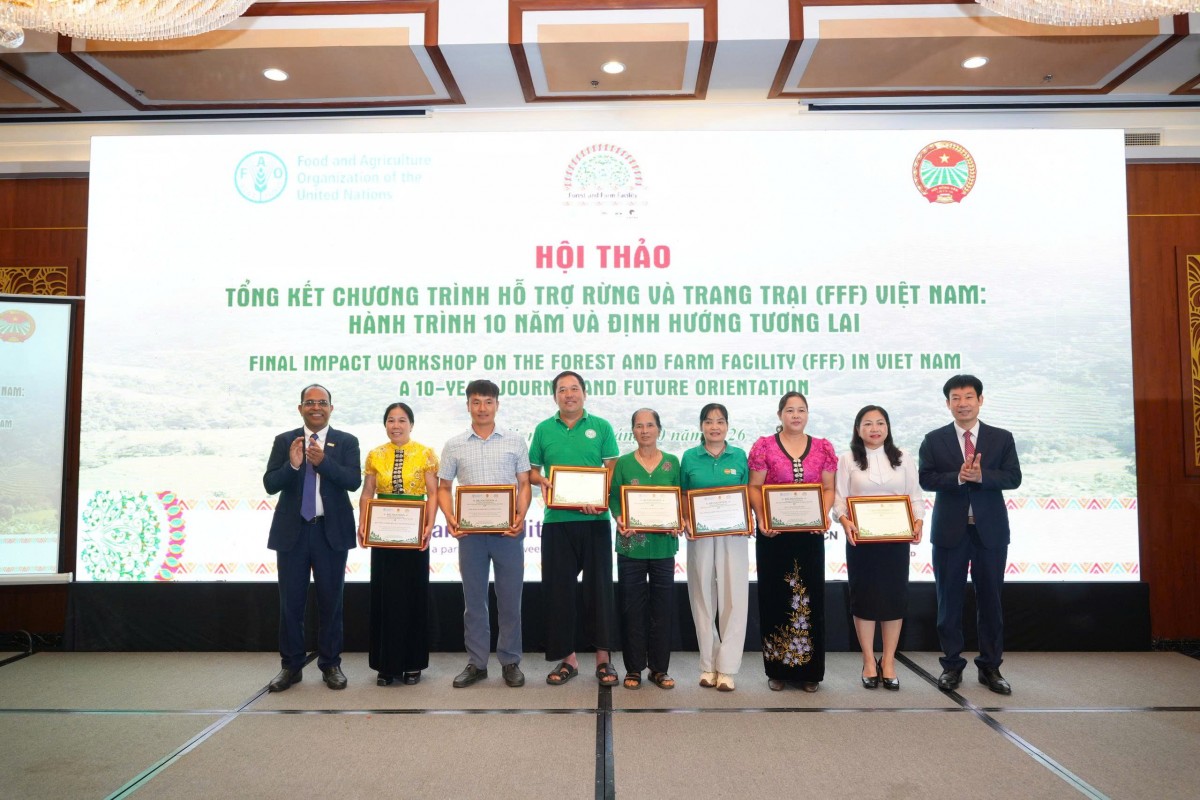 10 năm Chương trình FFF: Gắn phát triển rừng, sản xuất hữu cơ với sinh kế bền vững