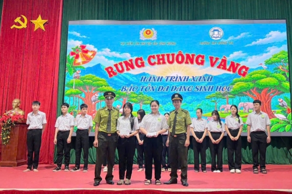 Hội thi %22Rung chuông vàng%22 lan tỏa tình yêu thiên nhiên, nâng cao ý thức bảo vệ rừng