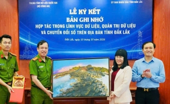 Đắk Lắk hợp tác Trung tâm Dữ liệu Quốc gia, thúc đẩy quản trị dữ liệu và chuyển đổi số