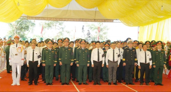 Hải Phòng trọng thể Lễ viếng, truy điệu và an táng 56 hài cốt liệt sĩ, đồng bào hy sinh tại Mả Chìa