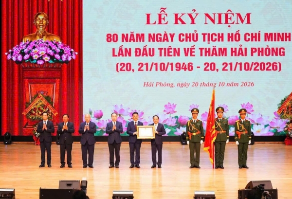 Hải Phòng long trọng tổ chức Lễ kỷ niệm 80 năm ngày Bác Hồ về thăm và đón nhận Huân chương Lao động hạng Nhất