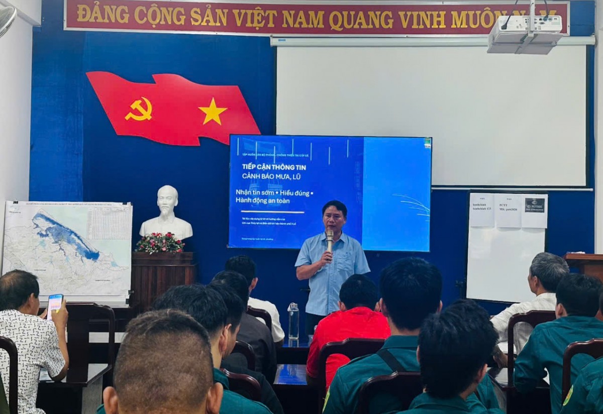 Huế: Chuyển đổi số nâng cao năng lực cảnh báo trong phòng, chống thiên tai