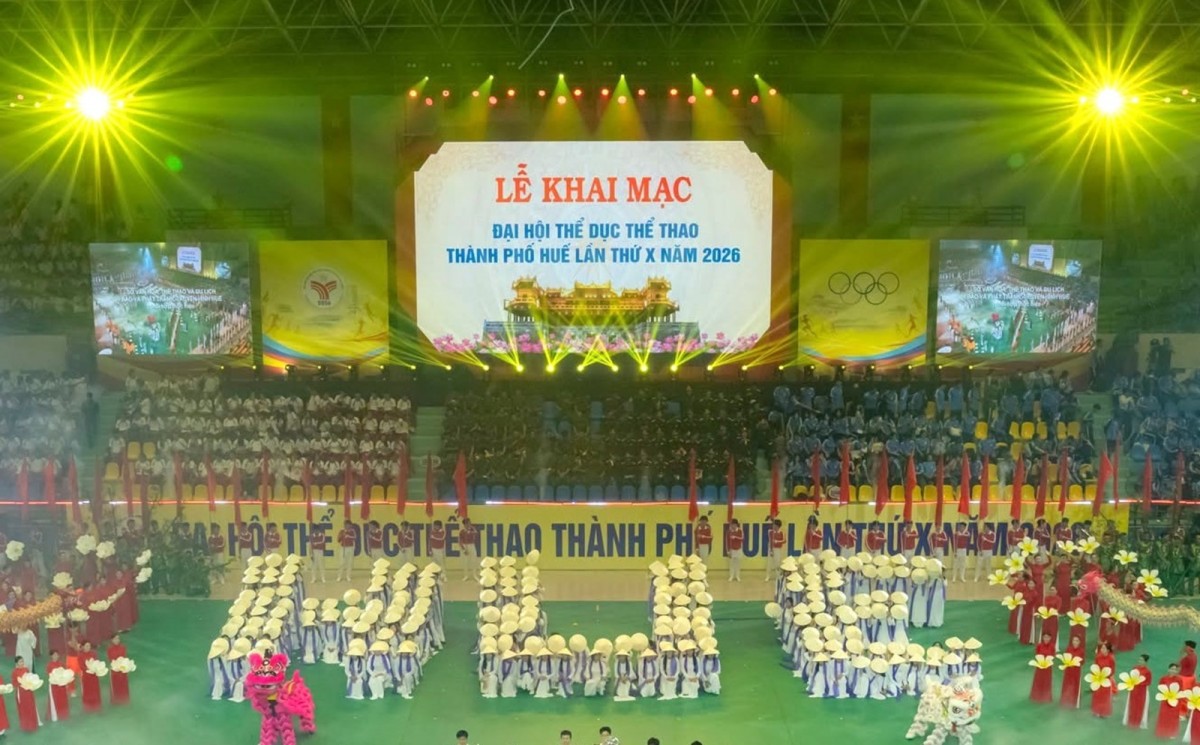 Đại hội TDTT Huế lan tỏa tinh thần thượng võ, hướng tới phát triển bền vững.