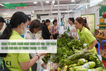 VOAA tổ chức chuỗi hoạt động kết nối, tập huấn, hội chợ hữu cơ trong tháng 12/2025